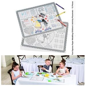 🌟🌟🌟Fun Express wedding kids activity placement 12 pack lot of 2 packs NWT